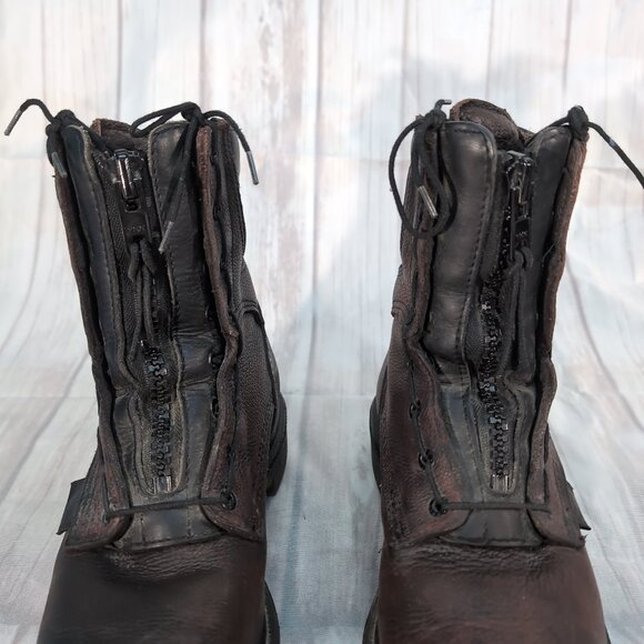 Red Wing Shoes Gore-Tex Steel Toe Work Boots Brown Leather - Picture 4 of 15